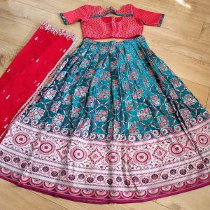 Pure Banaras Silk Half Saree Set